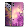 Дизайнерский силиконовый чехол для Iphone Xs Max Бабочки