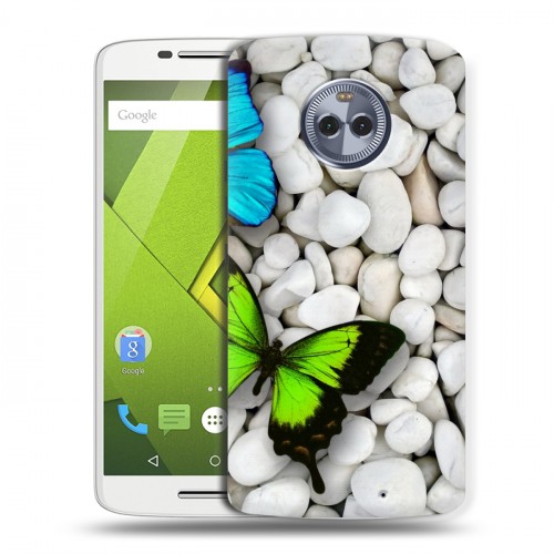 Дизайнерский пластиковый чехол для Motorola Moto X4 Бабочки