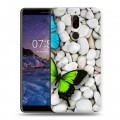 Дизайнерский пластиковый чехол для Nokia 7 Plus Бабочки