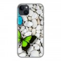 Дизайнерский пластиковый чехол для Iphone 14 Plus Бабочки