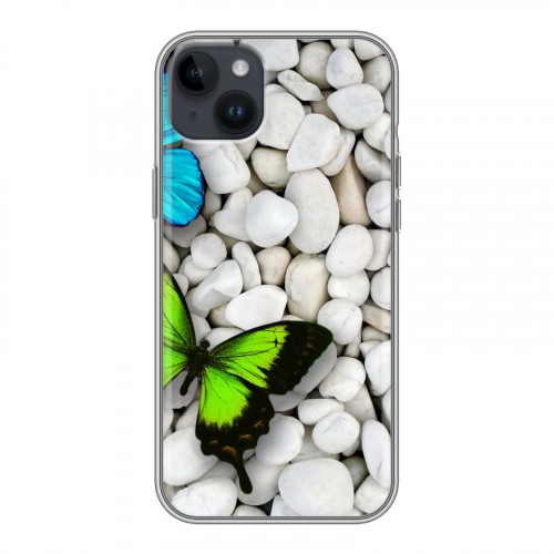 Дизайнерский пластиковый чехол для Iphone 14 Plus Бабочки