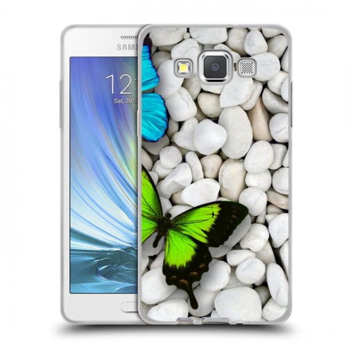 Дизайнерский пластиковый чехол для Samsung Galaxy A5 Бабочки