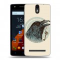 Дизайнерский силиконовый чехол для Wileyfox Storm Ворон