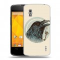 Дизайнерский пластиковый чехол для LG Google Nexus 4 Ворон