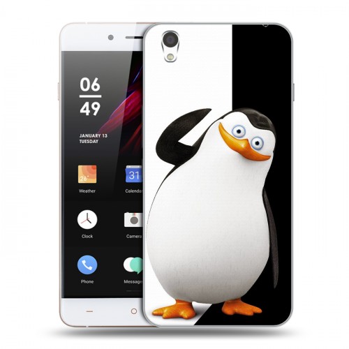 Дизайнерский пластиковый чехол для OnePlus X Пингвины
