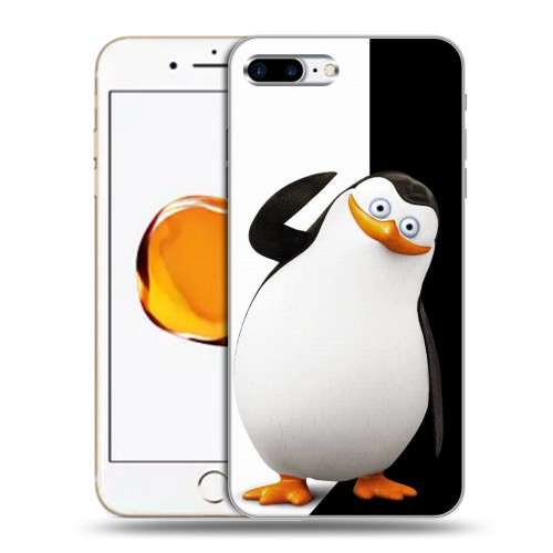 Дизайнерский силиконовый чехол для Iphone 7 Plus / 8 Plus Пингвины