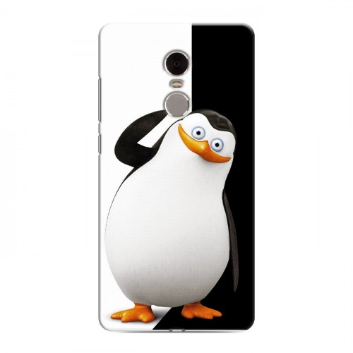 Дизайнерский силиконовый чехол для Xiaomi RedMi Note 4 Пингвины