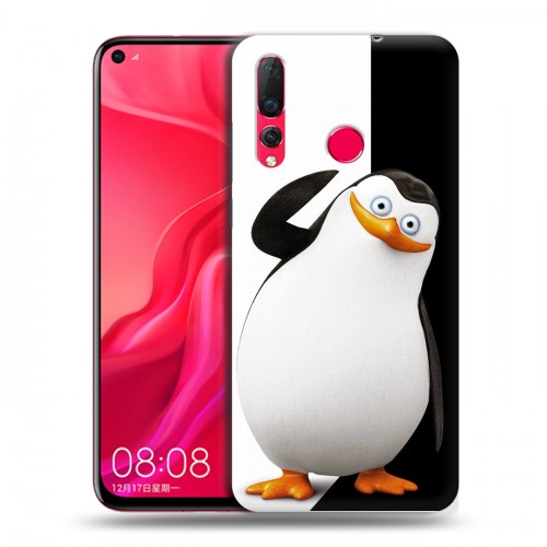 Дизайнерский пластиковый чехол для Huawei Nova 4 Пингвины
