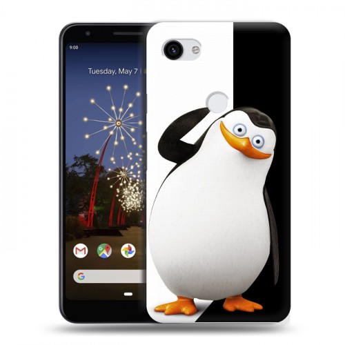 Дизайнерский пластиковый чехол для Google Pixel 3a XL Пингвины