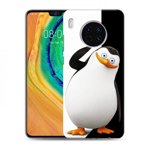 Дизайнерский пластиковый чехол для Huawei Mate 30 Пингвины