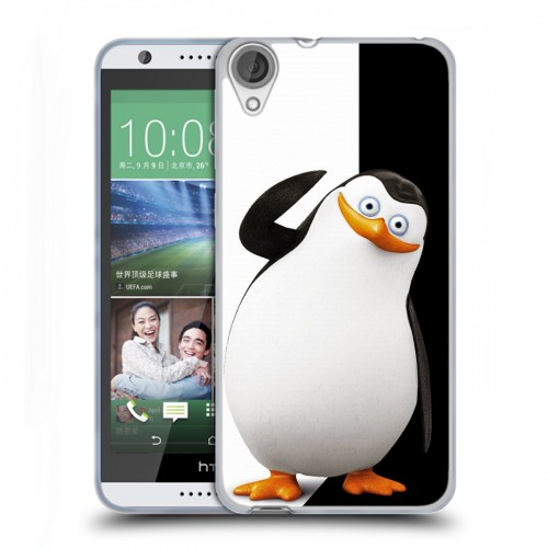 Дизайнерский силиконовый чехол для HTC Desire 820 Пингвины