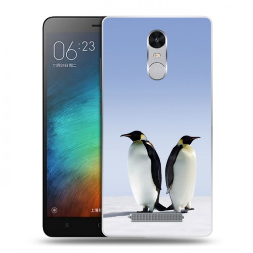 Дизайнерский пластиковый чехол для Xiaomi RedMi Note 3 Пингвины