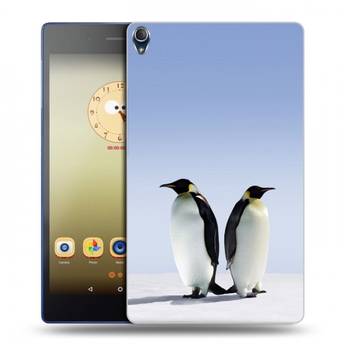 Дизайнерский силиконовый чехол для Lenovo Tab 3 8 Plus Пингвины