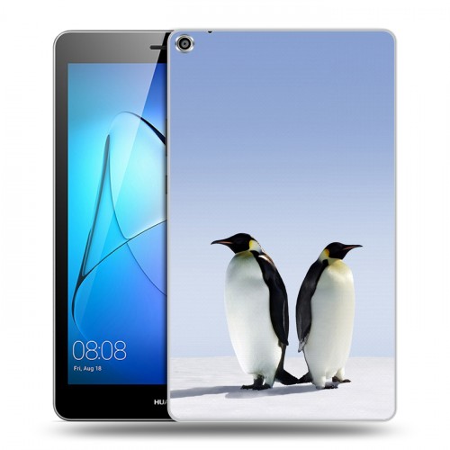 Дизайнерский силиконовый чехол для Huawei MediaPad T3 8 Пингвины
