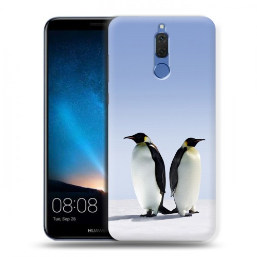 Дизайнерский силиконовый чехол для Huawei Nova 2i Пингвины