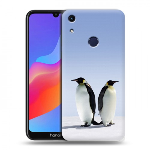 Дизайнерский пластиковый чехол для Huawei Honor 8A Пингвины