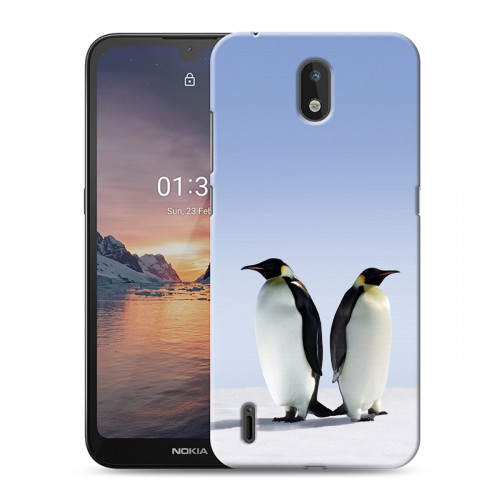 Дизайнерский силиконовый чехол для Nokia 1.3 Пингвины