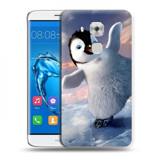 Дизайнерский пластиковый чехол для Huawei Nova Plus Пингвины