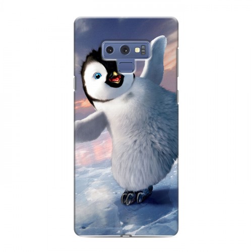 Дизайнерский силиконовый чехол для Samsung Galaxy Note 9 Пингвины