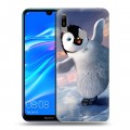 Дизайнерский пластиковый чехол для Huawei Y6 (2019) Пингвины