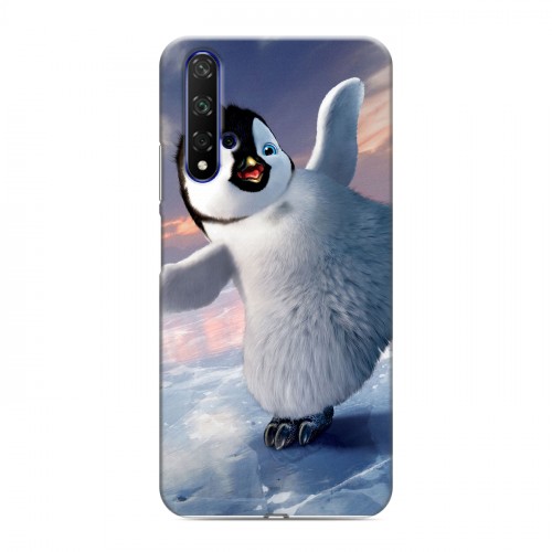 Дизайнерский силиконовый чехол для Huawei Honor 20 Пингвины