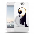 Дизайнерский пластиковый чехол для HTC One A9 Пингвины