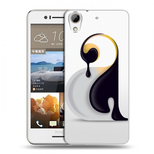 Дизайнерский пластиковый чехол для HTC Desire 728 Пингвины