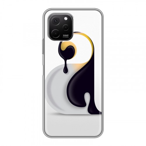 Дизайнерский силиконовый чехол для Huawei Nova Y61 Пингвины