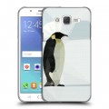 Дизайнерский пластиковый чехол для Samsung Galaxy J5 Пингвины