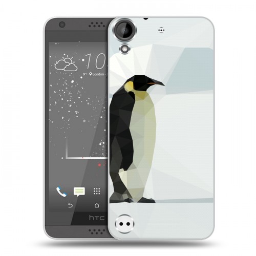 Дизайнерский пластиковый чехол для HTC Desire 530 Пингвины