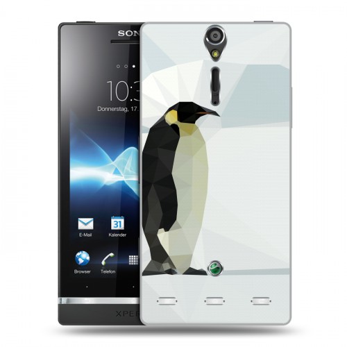 Дизайнерский пластиковый чехол для Sony Xperia S Пингвины