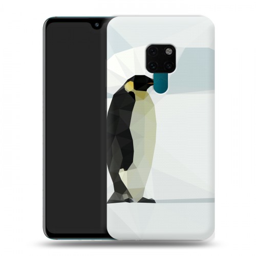Дизайнерский пластиковый чехол для Huawei Mate 20 Пингвины