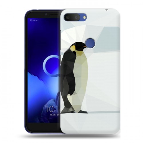 Дизайнерский пластиковый чехол для Alcatel 1S (2019) Пингвины