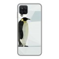 Дизайнерский пластиковый чехол для Samsung Galaxy A12 Пингвины