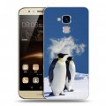 Дизайнерский пластиковый чехол для Huawei Honor 5C Пингвины
