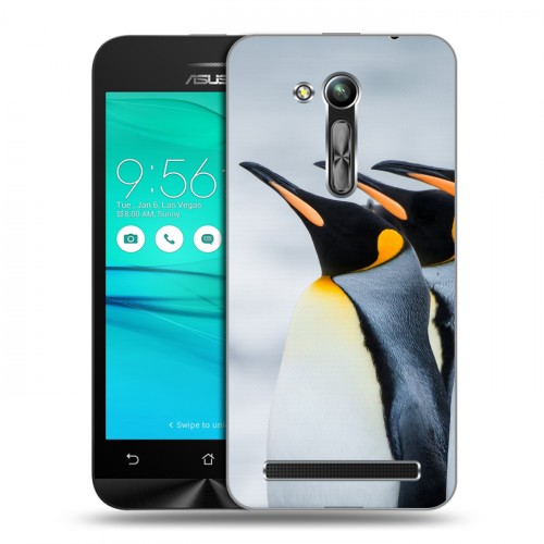 Дизайнерский пластиковый чехол для ASUS ZenFone Go 4.5 ZB452KG Пингвины