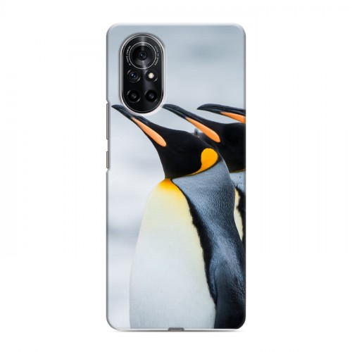 Дизайнерский силиконовый чехол для Huawei Nova 8 Пингвины
