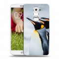 Дизайнерский пластиковый чехол для LG Optimus G2 mini Пингвины