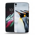 Дизайнерский пластиковый чехол для Alcatel One Touch Idol 3 (5.5) Пингвины