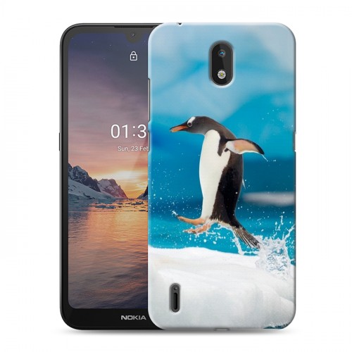 Дизайнерский силиконовый чехол для Nokia 1.3 Пингвины