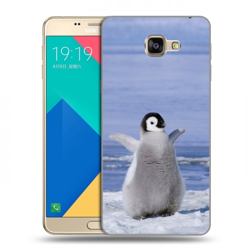 Дизайнерский пластиковый чехол для Samsung Galaxy A9 Пингвины