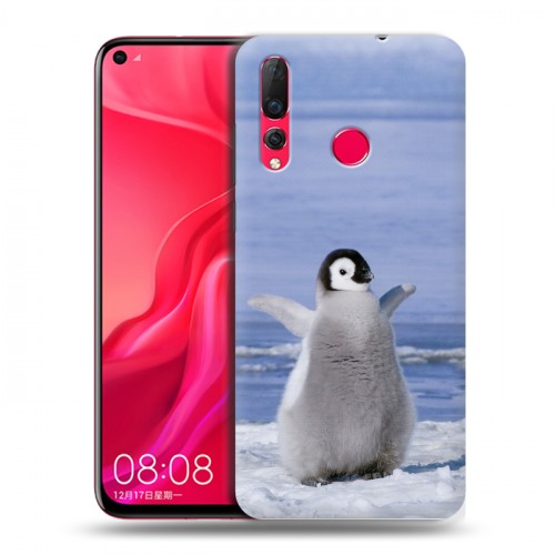 Дизайнерский пластиковый чехол для Huawei Nova 4 Пингвины