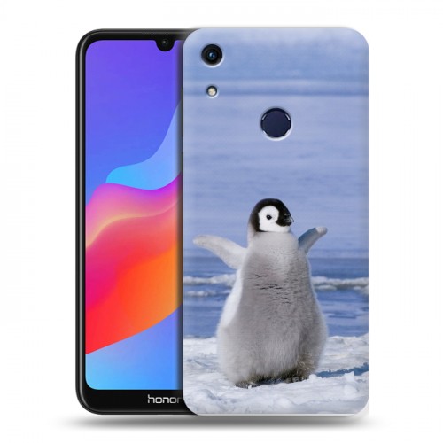 Дизайнерский пластиковый чехол для Huawei Honor 8A Пингвины