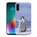 Дизайнерский силиконовый чехол для Meizu 16T Пингвины