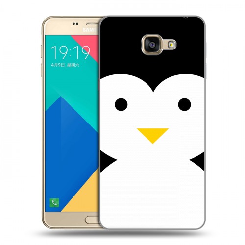 Дизайнерский силиконовый чехол для Samsung Galaxy A9 Пингвины