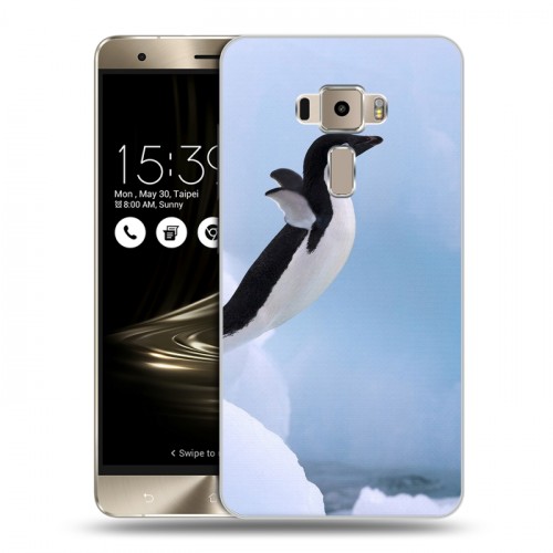 Дизайнерский пластиковый чехол для Asus ZenFone 3 Пингвины
