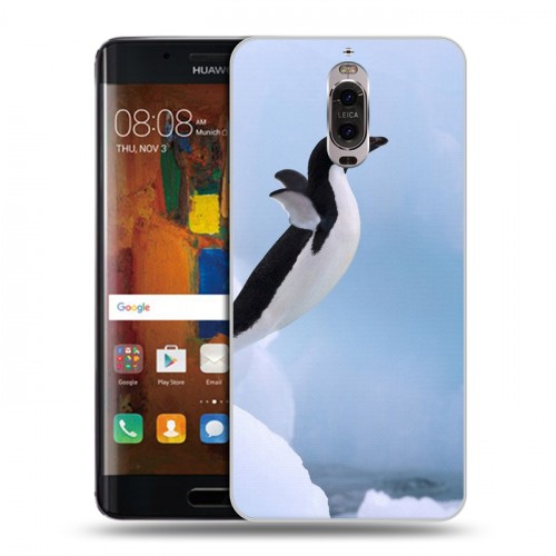 Дизайнерский пластиковый чехол для Huawei Mate 9 Pro Пингвины