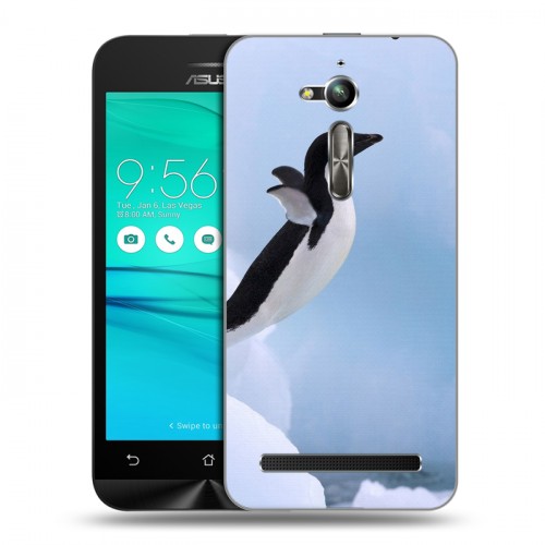 Дизайнерский пластиковый чехол для ASUS ZenFone Go ZB500KL Пингвины