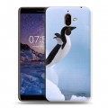 Дизайнерский пластиковый чехол для Nokia 7 Plus Пингвины