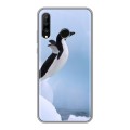 Дизайнерский силиконовый с усиленными углами чехол для Huawei P30 Lite Пингвины